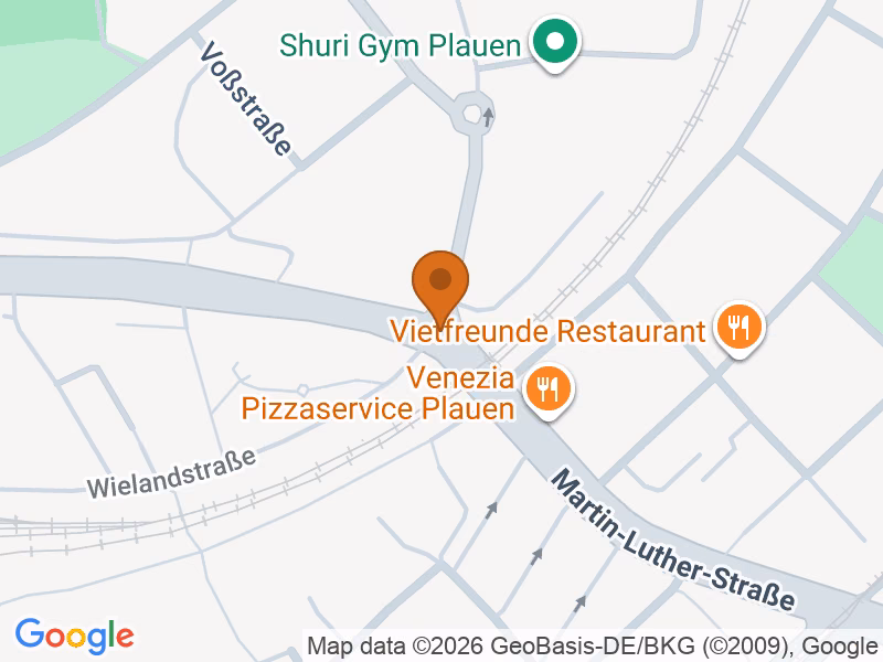 Posizione 08525 Plauen, Germania sulla mappa