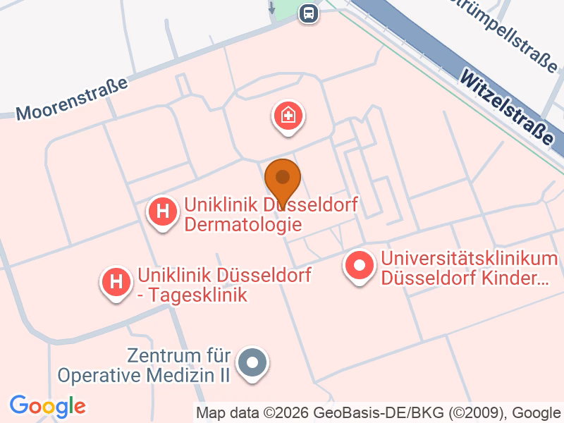 Posizione 40225 Düsseldorf Bilk, Germania sulla mappa