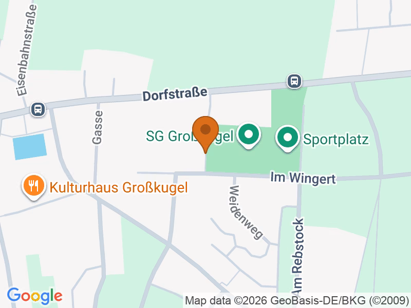 Расположение 06184 Kabelsketal-Großkugel, Deutschland на карте