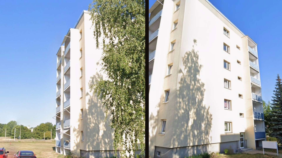 Außenansicht - RESERVIERT!!! Gut vermietete 1-Raum-Wohnung mit EBK, Balkon, Stellplatz und Kellerabteil in Gera